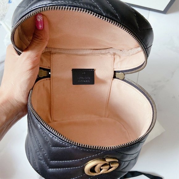 NWT Authentic Gucci GG Logo Marmont Mini Backpack - Picture 10 of 12
